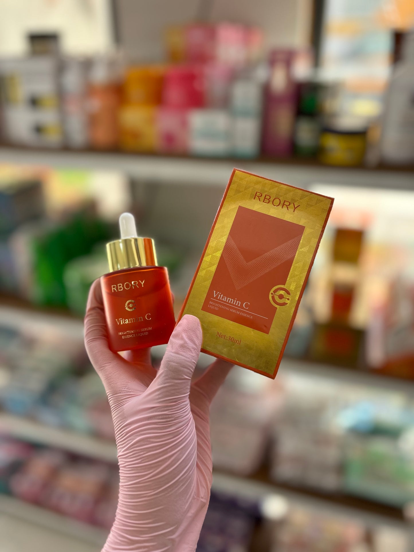 Sérum vitamine C éclaircissant brightening rbory skin care - Girlzbox