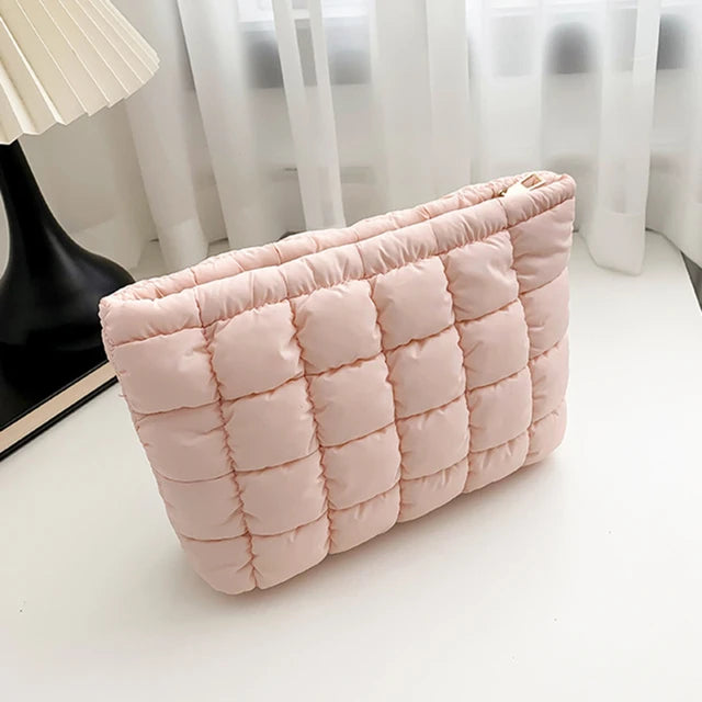 Trousse grande puffy pour rangement couleur aléatoire - Girlzbox