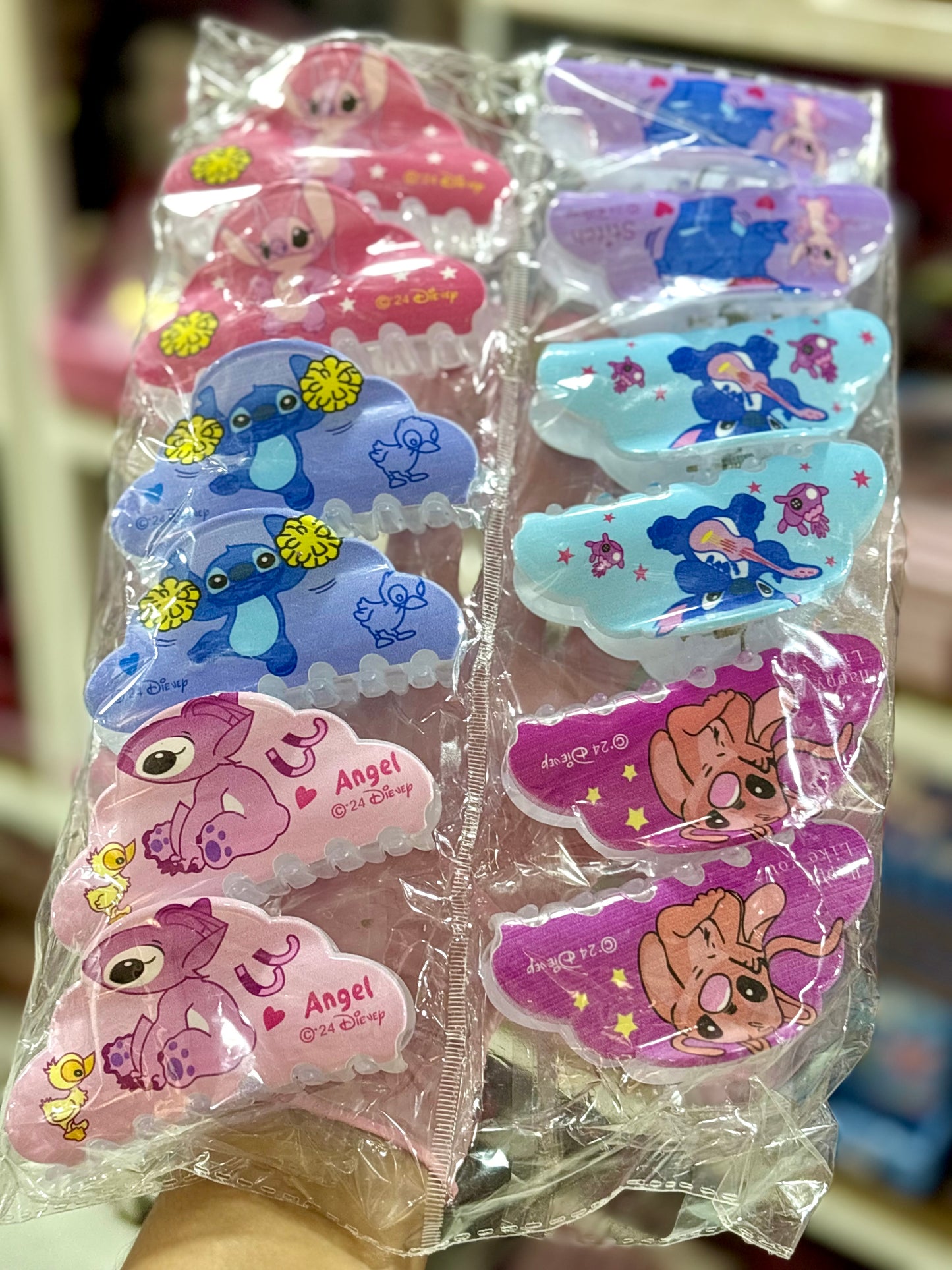 1pcs Barrette cheveux stitch couleur aléatoire - Girlzbox
