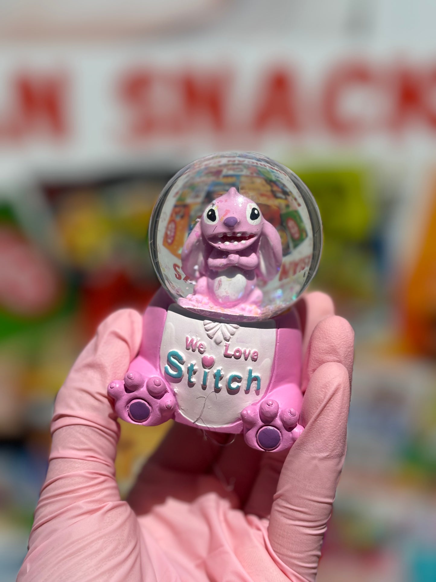 Mini boule de neigfe stitch angle promotion - Girlzbox