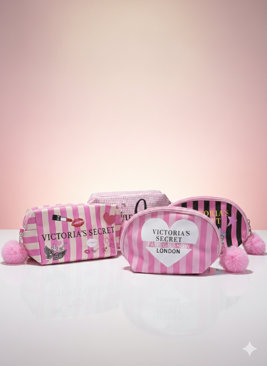 Trousse rangement victorias secrets motif aléatoire promotion - Girlzbox