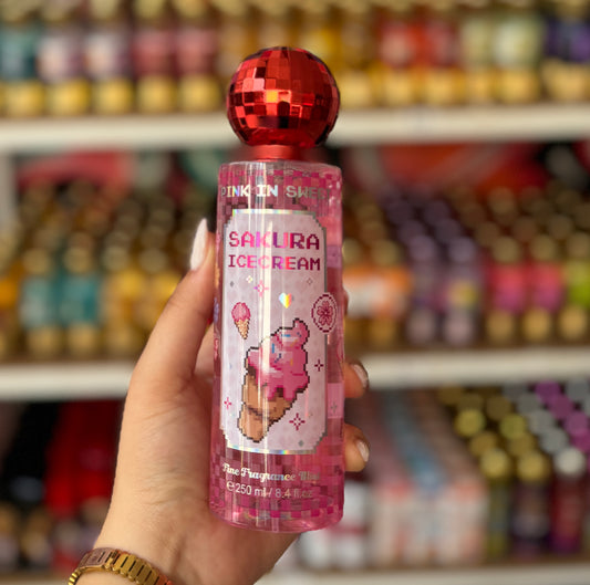 Body mist - body spray - sakura ice cream