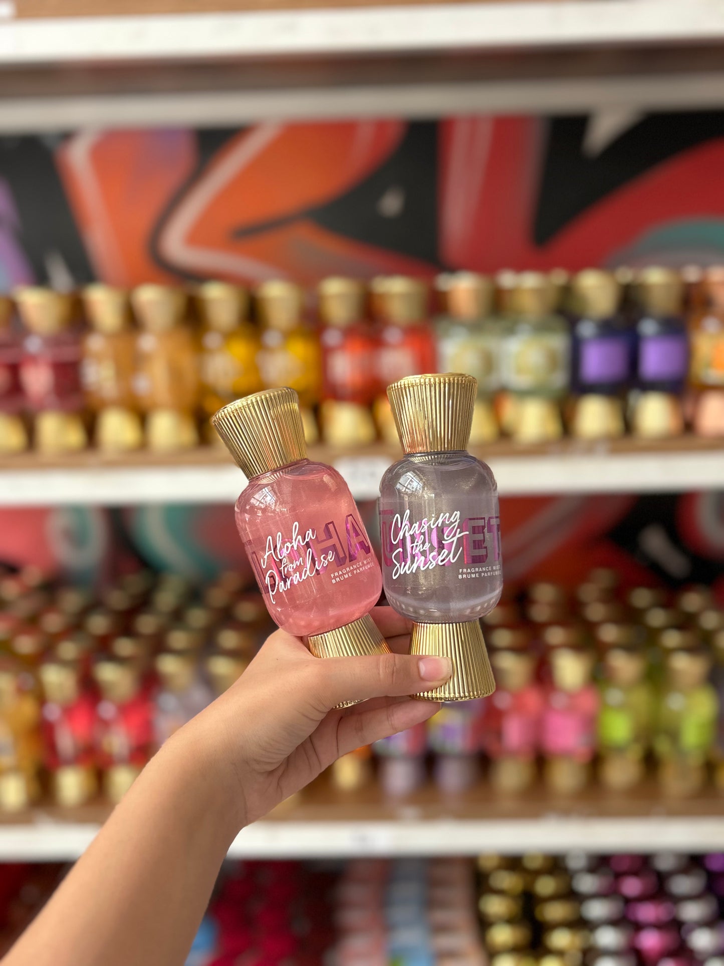 Offre deux brume parfum avec paillette brillons bath&babyweek - girlzbox