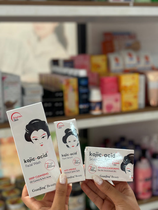 Gamme kojic acide promotion skin care anti-acne - Girlzbox