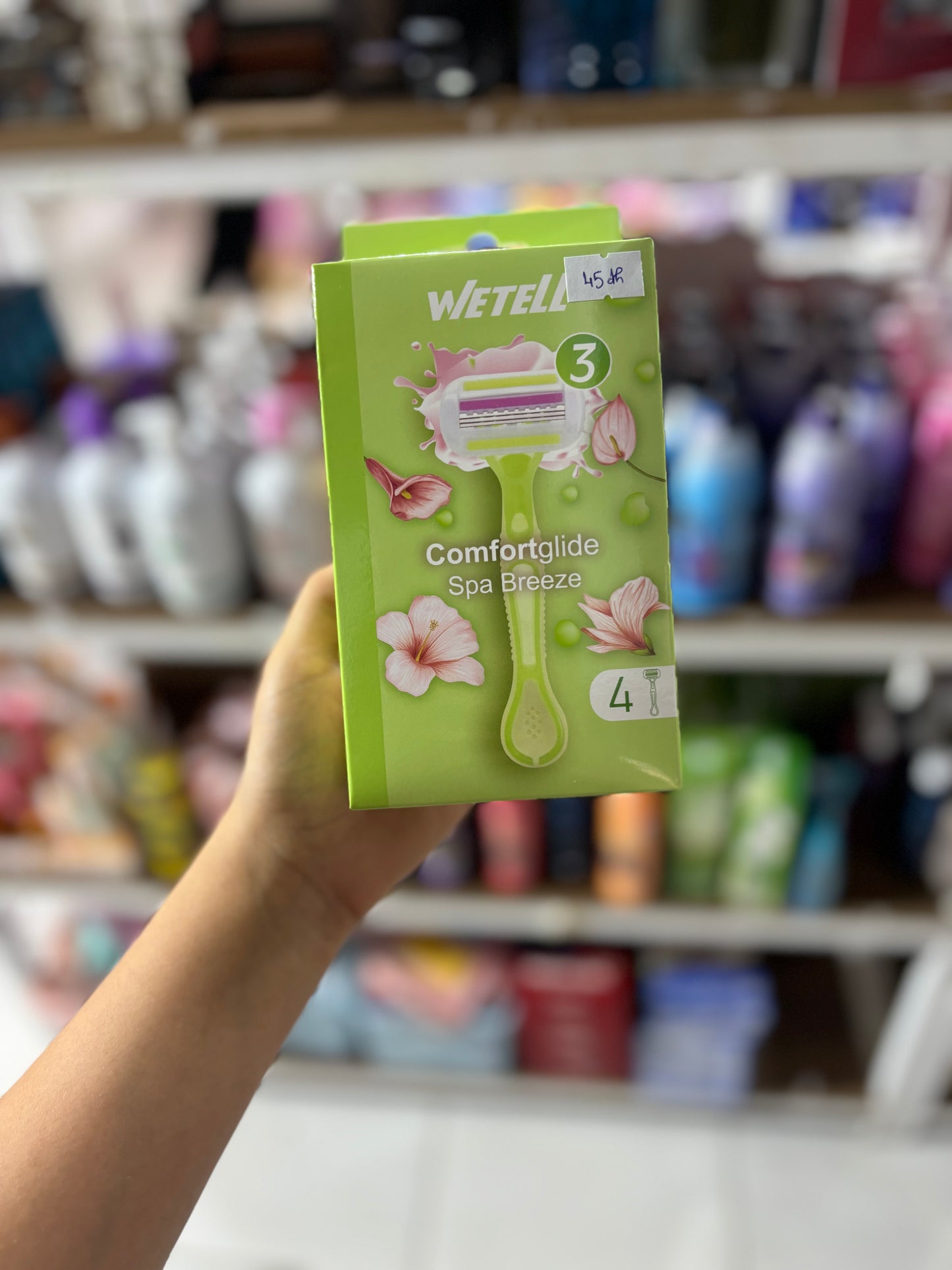 Rasoirs x4 wettel comfort glide spa breeze - Girlzbox