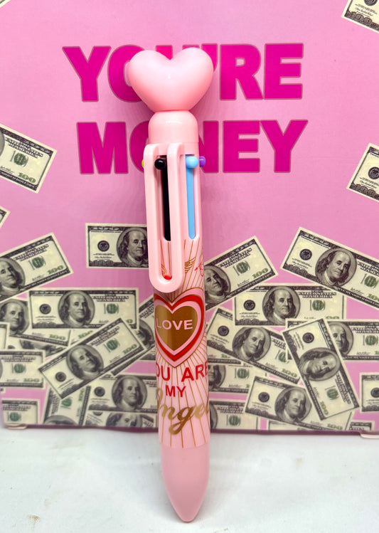 Plusieurs couleurs stylo back to school coeur- Girlzbox