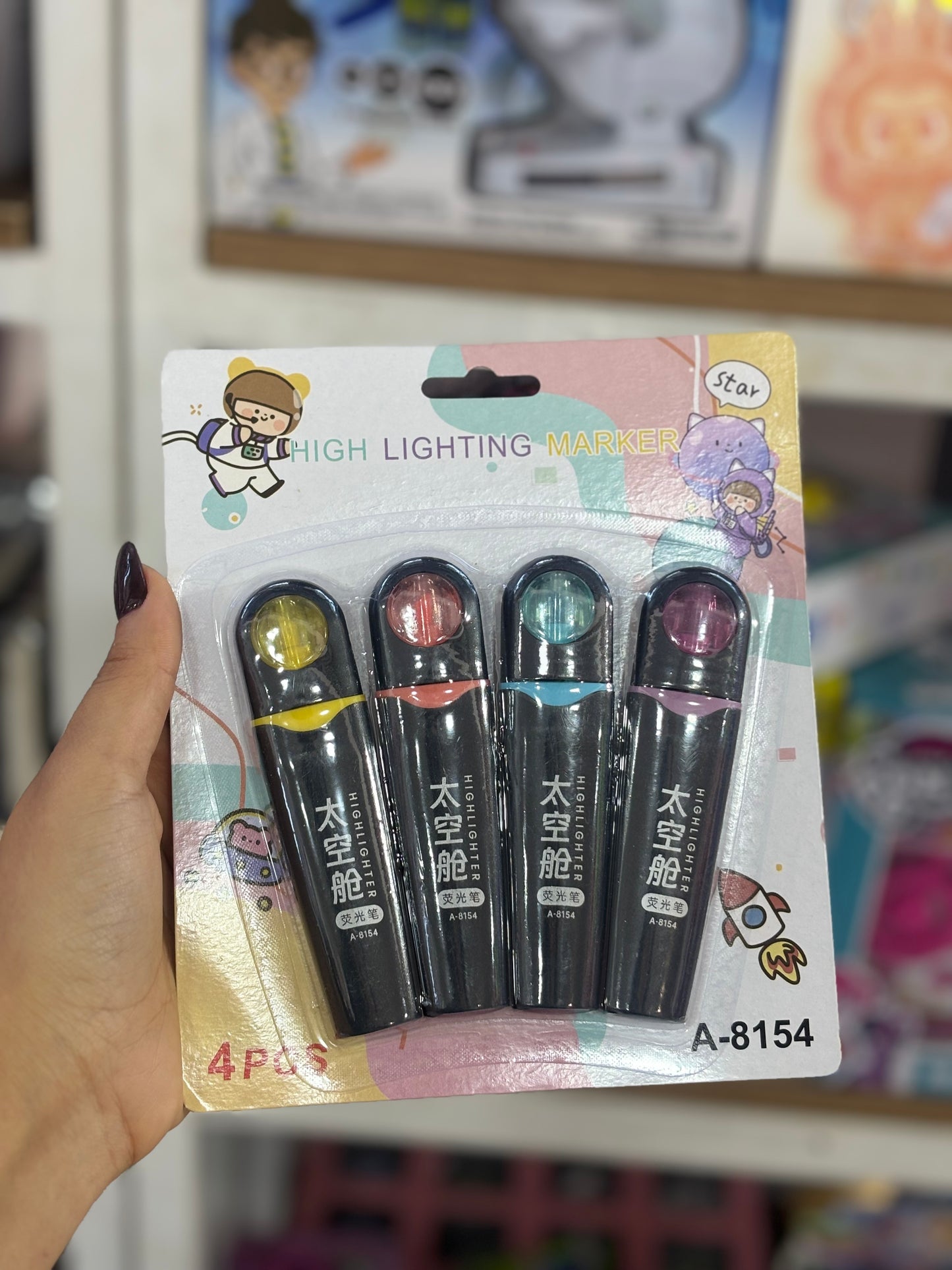 Pack markeur 4 couleurs - Girlzbox