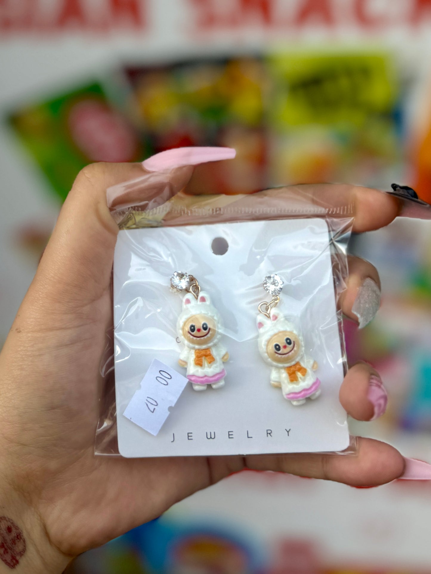 Boucles d’oreilles labubu - Girlzbox