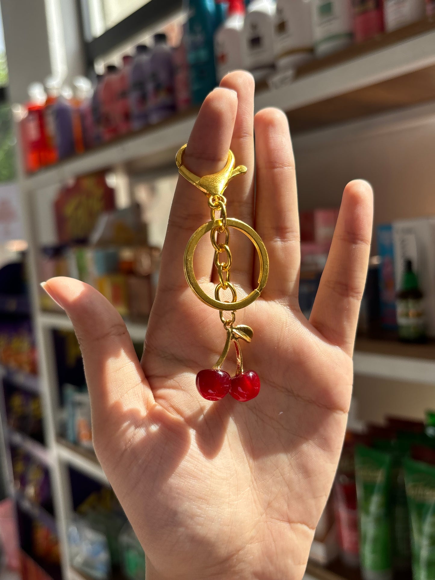 Petit porte clé cerises une pièce - Girlzbox
