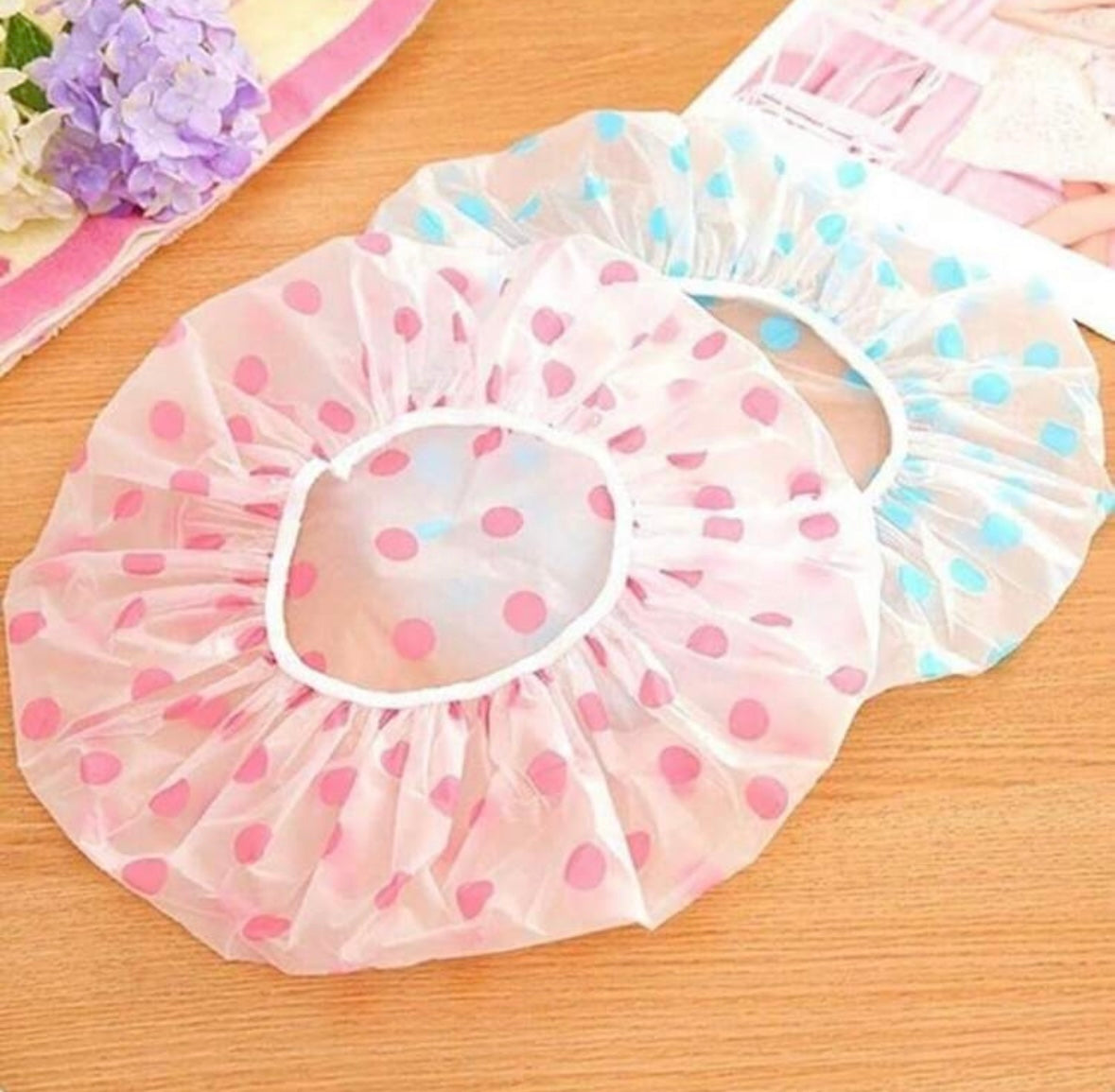 Bonnet de douche en plastique réutilisable - Girlzbox