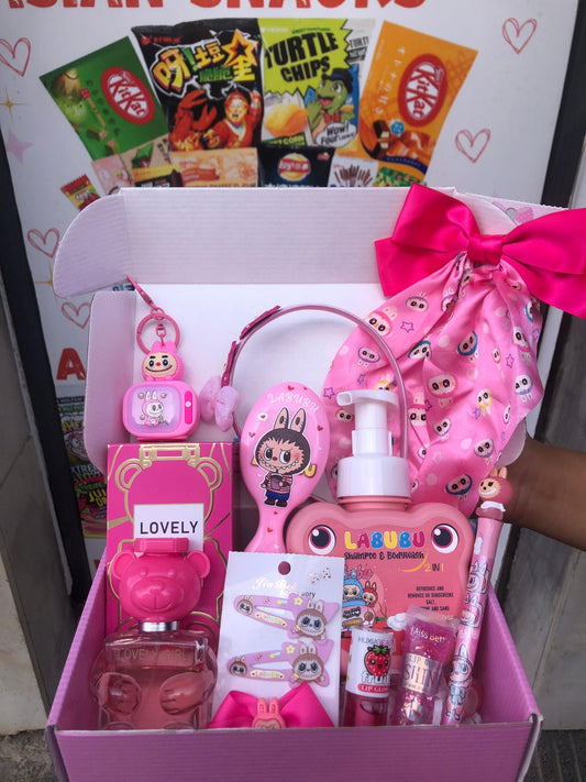 Labubu pink special box pour petite fille - Girlzbox