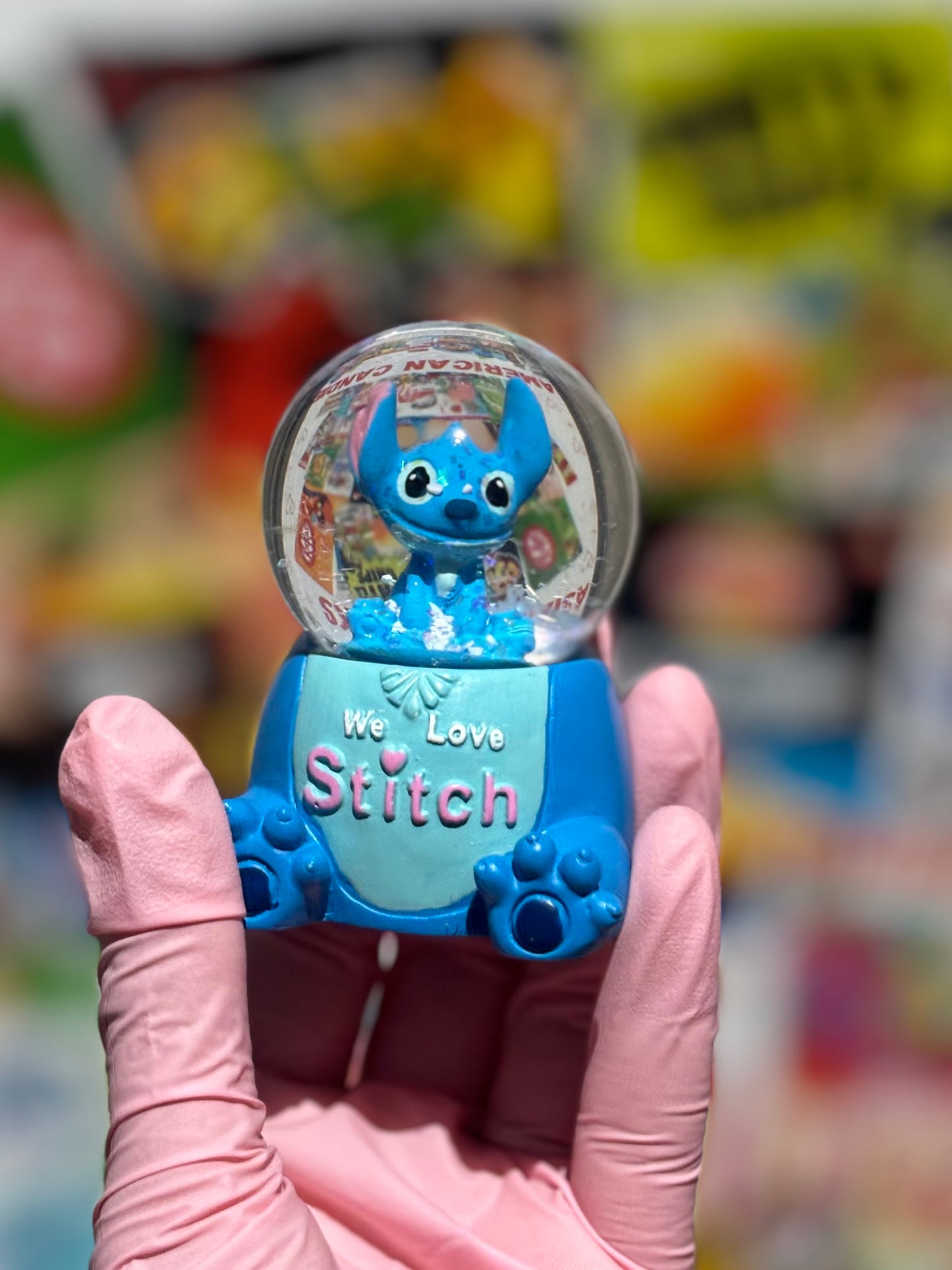 Mini boule de neigfe stitch angle promotion - Girlzbox