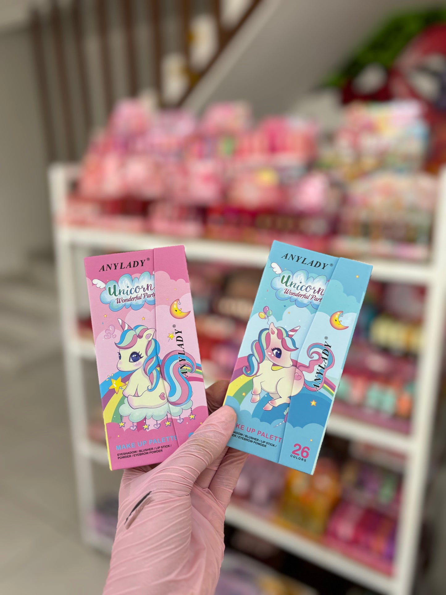 Palette unicorn tout en 1 fards à paupières et à joue - Girlzbox