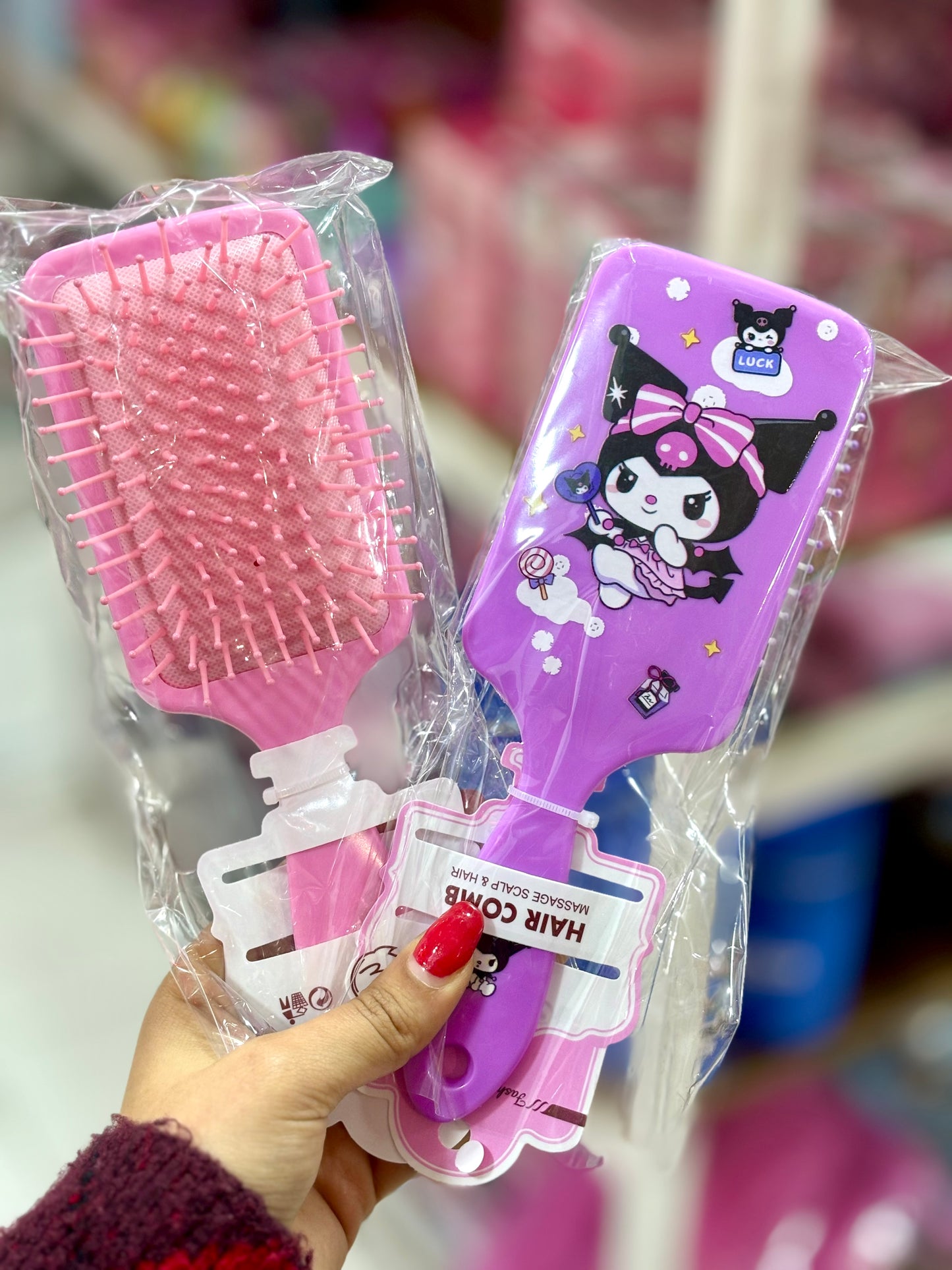 Brosse pour les cheveux sanrio kuromi my melody - Girlzbox