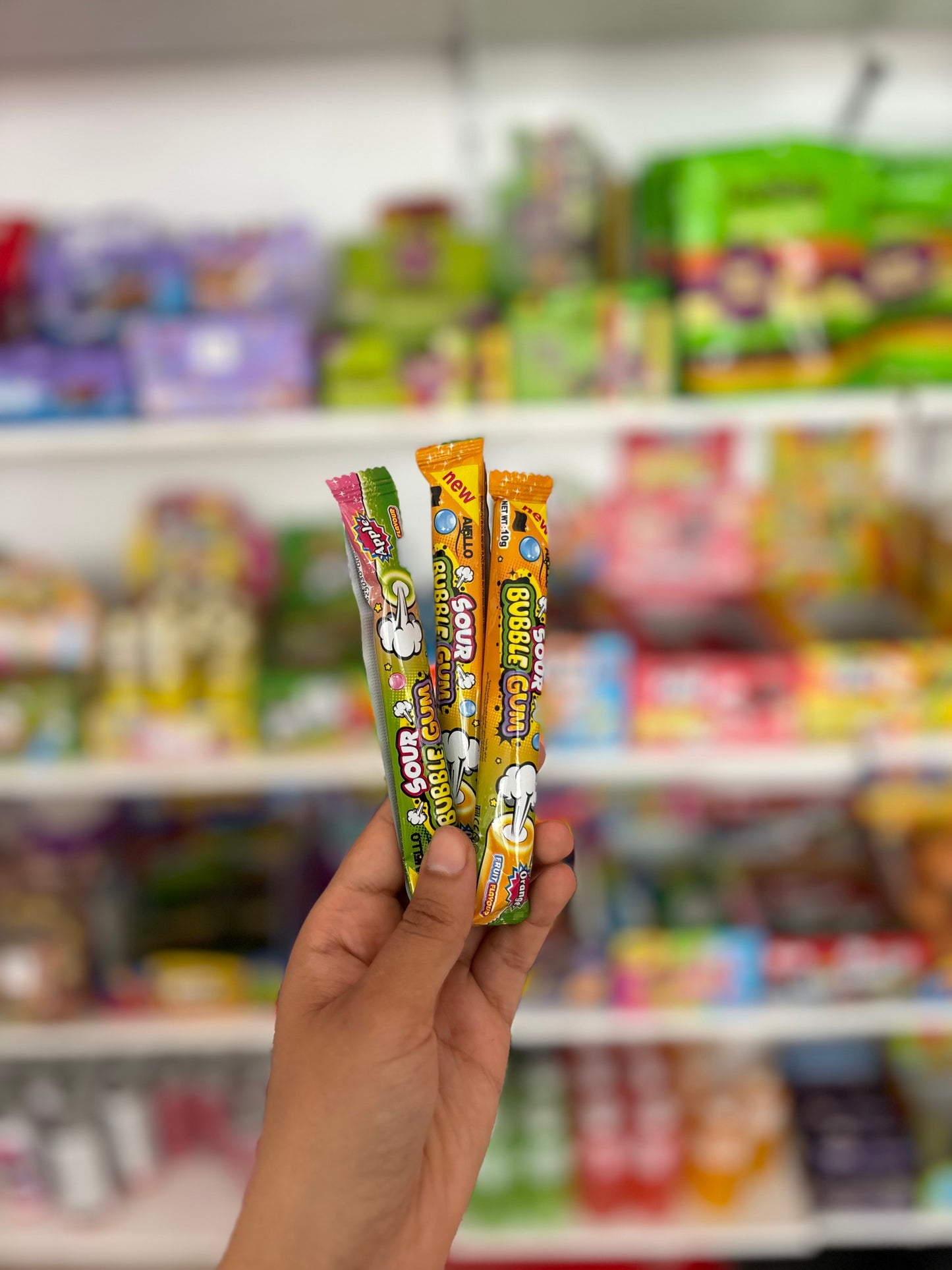 3pcs sour bubble gum - Girlzbox