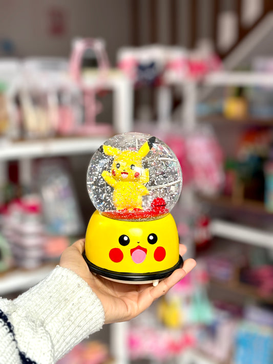 Boule de neige pokemon musique avec pile - Girlzbox