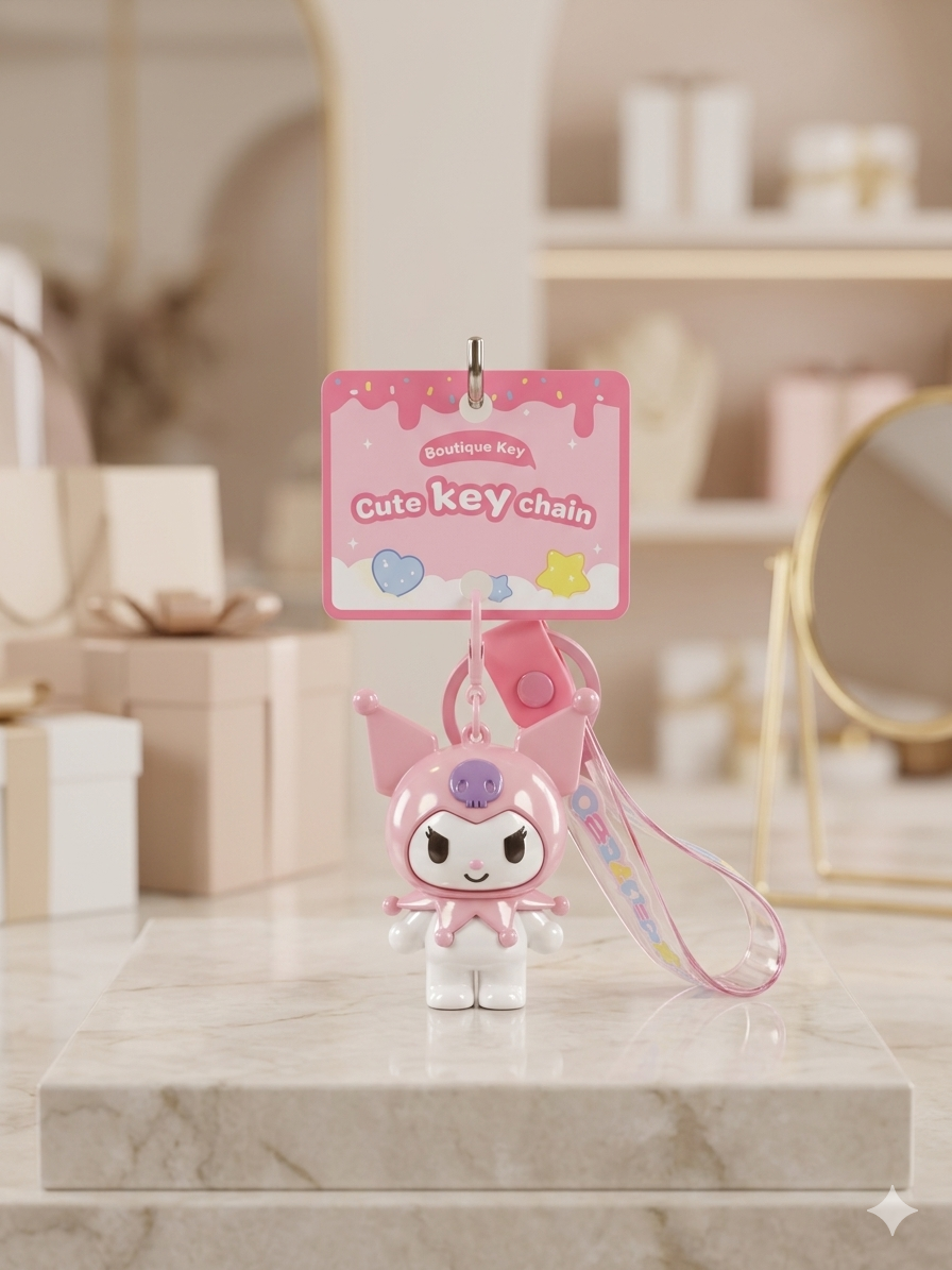 Porte clé kuromi bonne qualité - Girlzbox