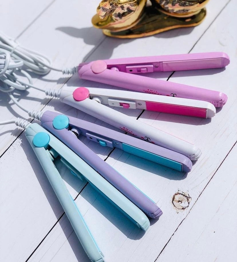 Mini lisseur pratique cheveux pour sac - Girlzbox