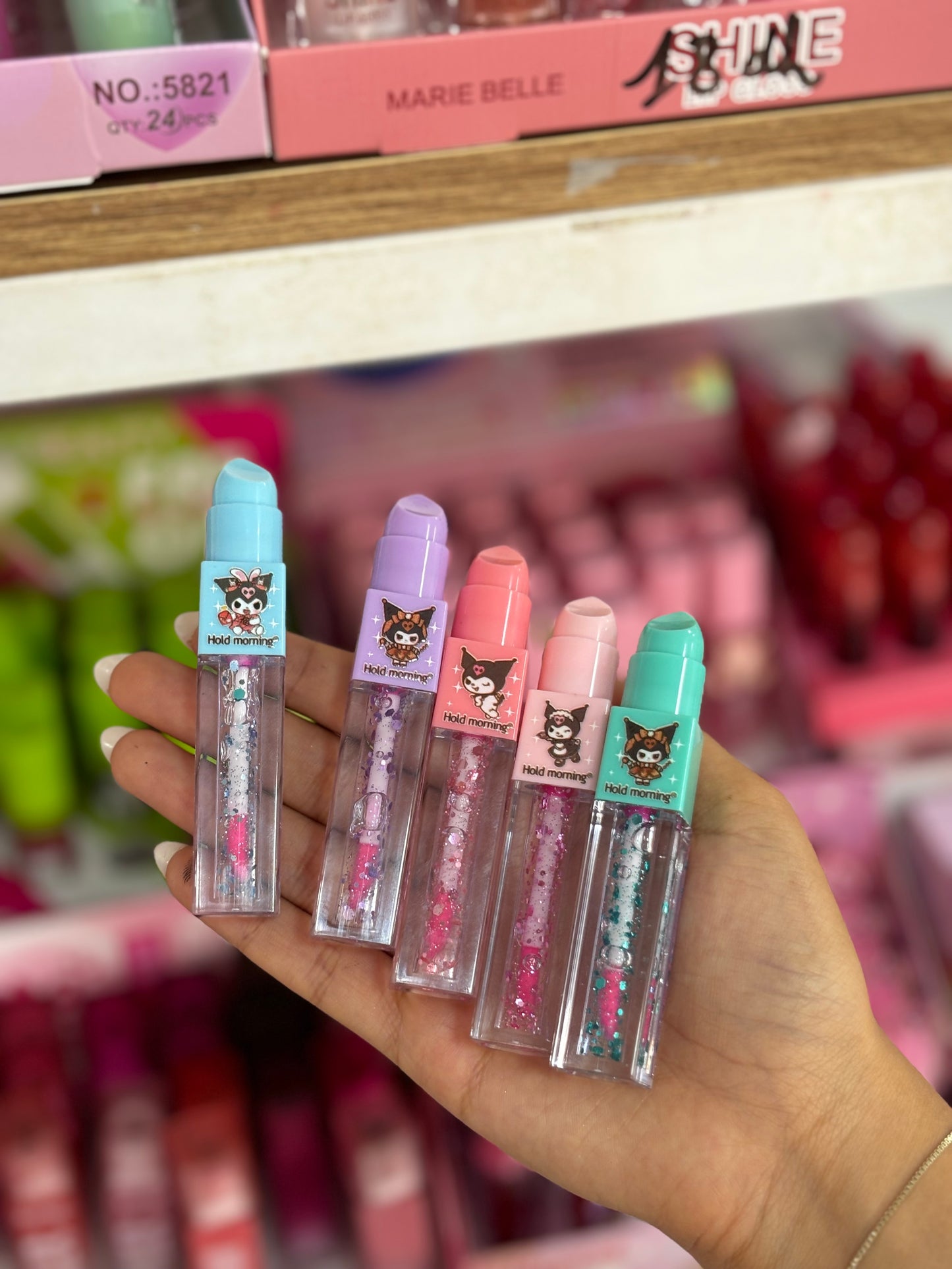 Lip gloss shiny rose naturel 1pcs - Girlzbox