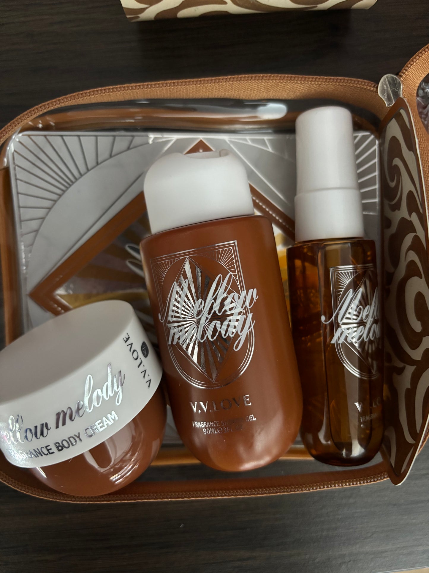 Pack x3 sol de j vvlove crème brume et gel douche caramel - Girlzbox
