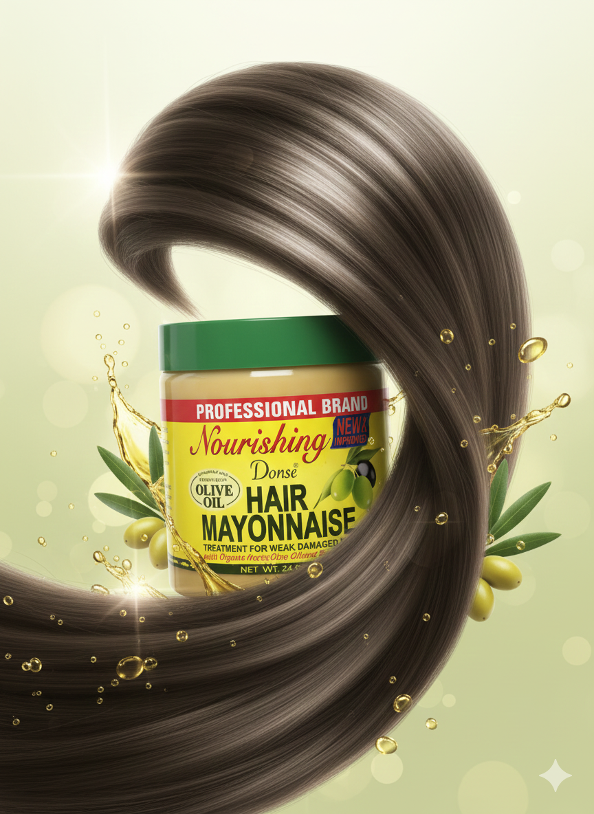 Masque hydratant pour les cheveux lisse et donne la brillance hair mayonnaise - Girlzbox