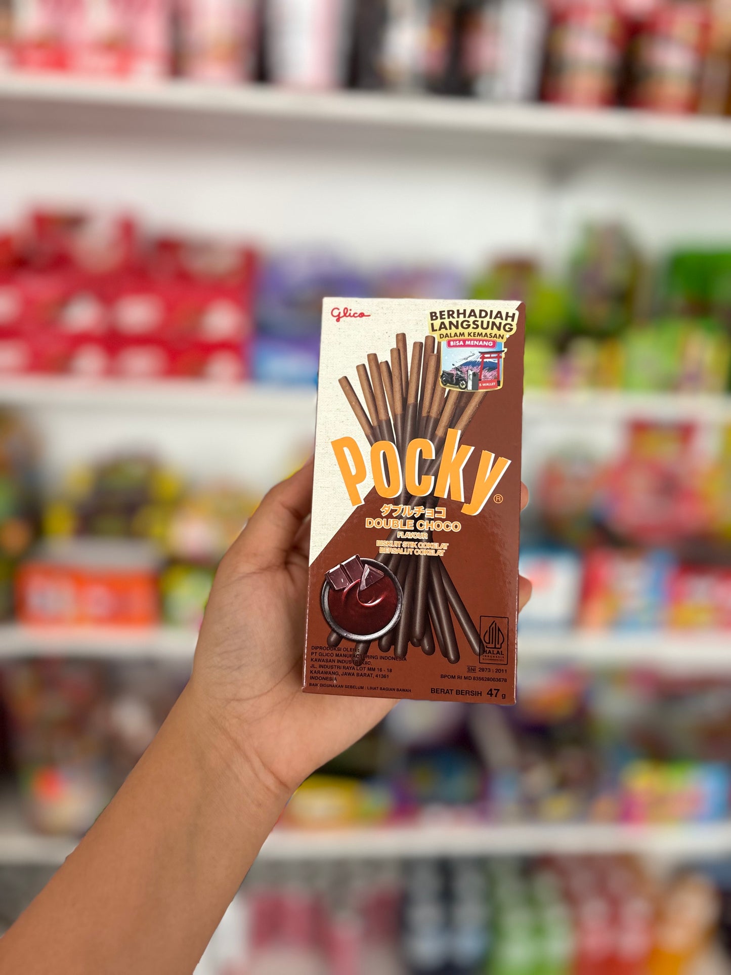 Pocky sticks biscuits double choco halal - Girlzbox