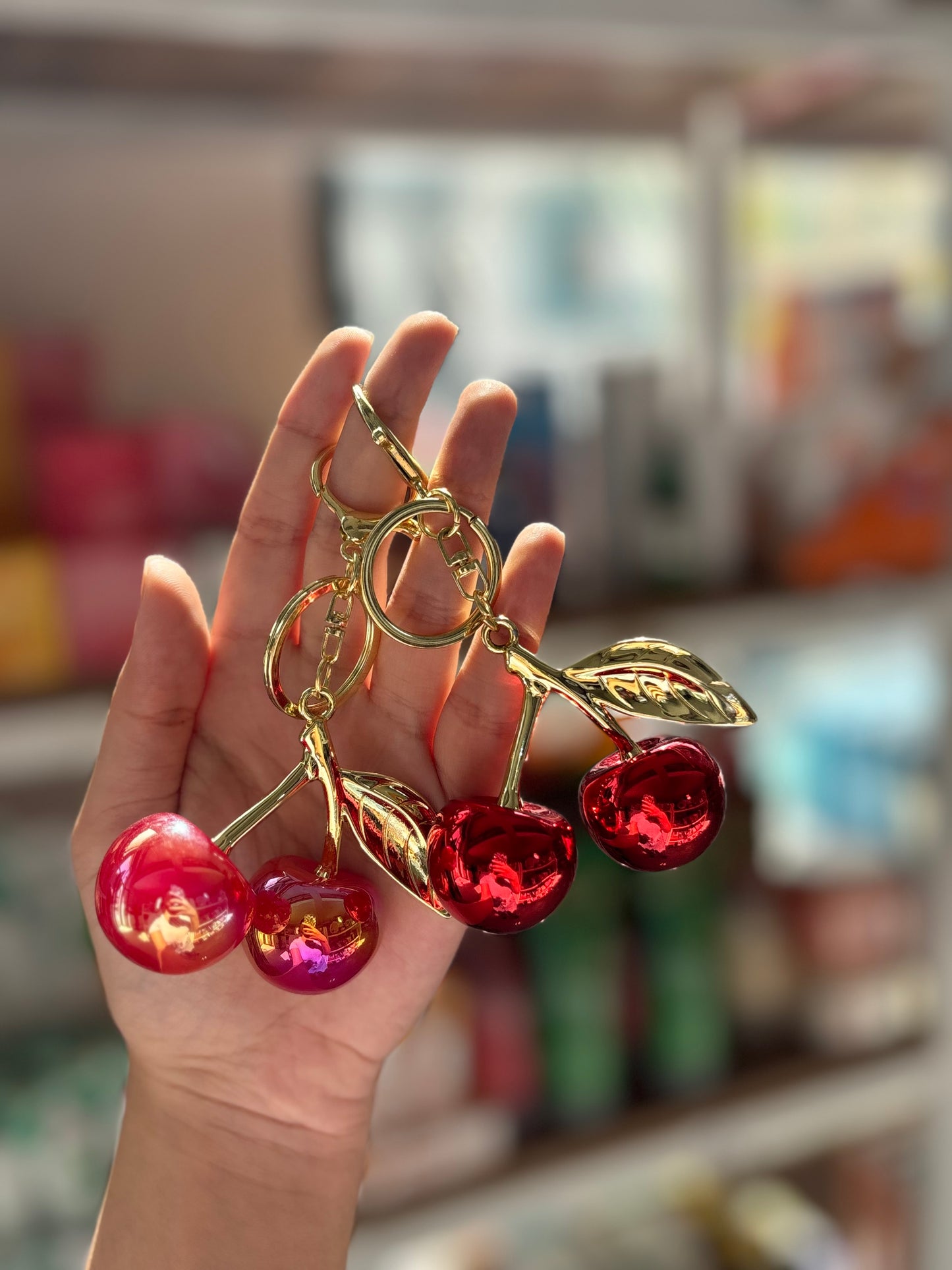 Grand porte clé cerises une pièce - Girlzbox