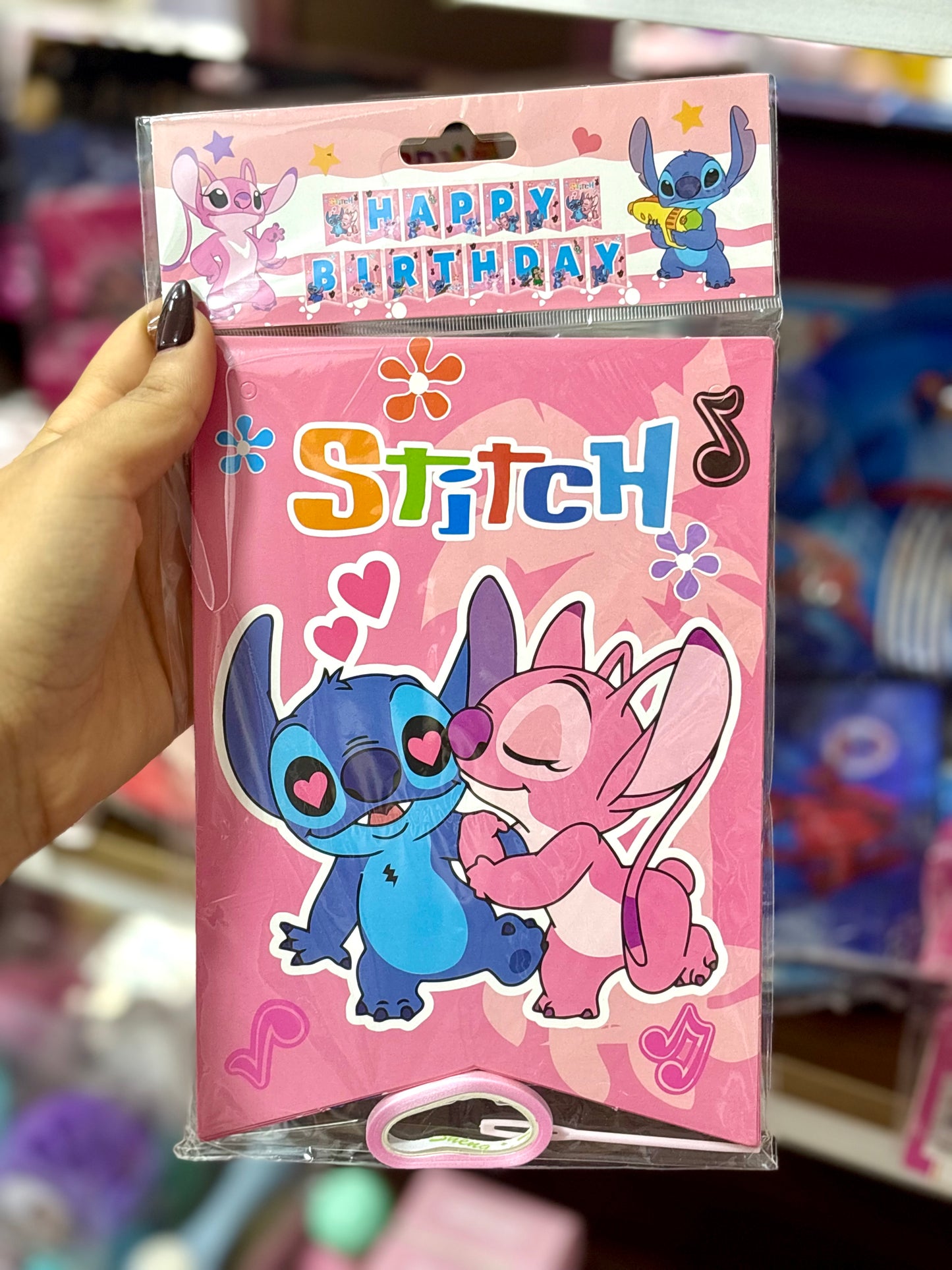 Happy birthday thème stitch - Girlzbox