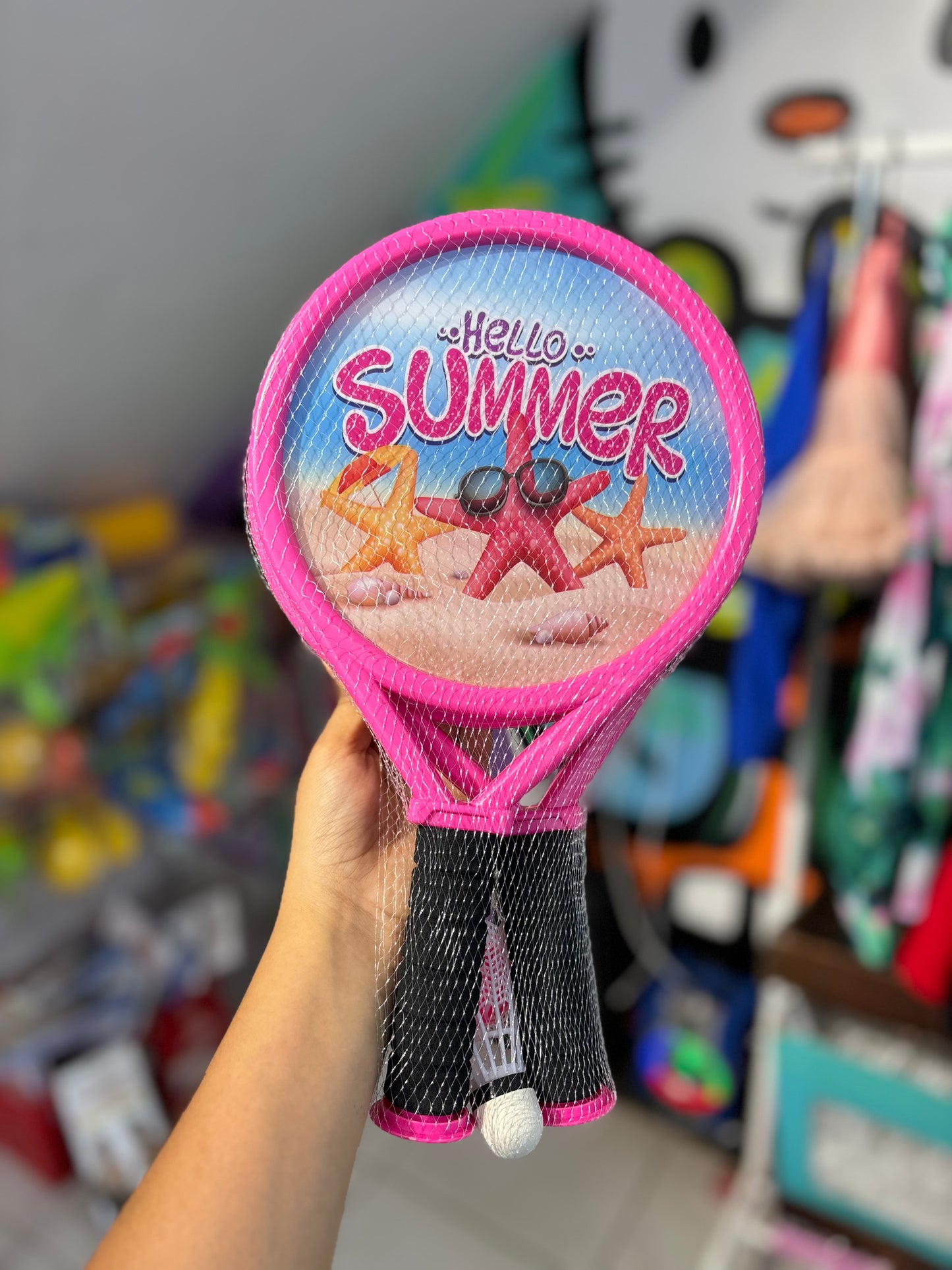 Raquette et balle jouet - Girlzbox