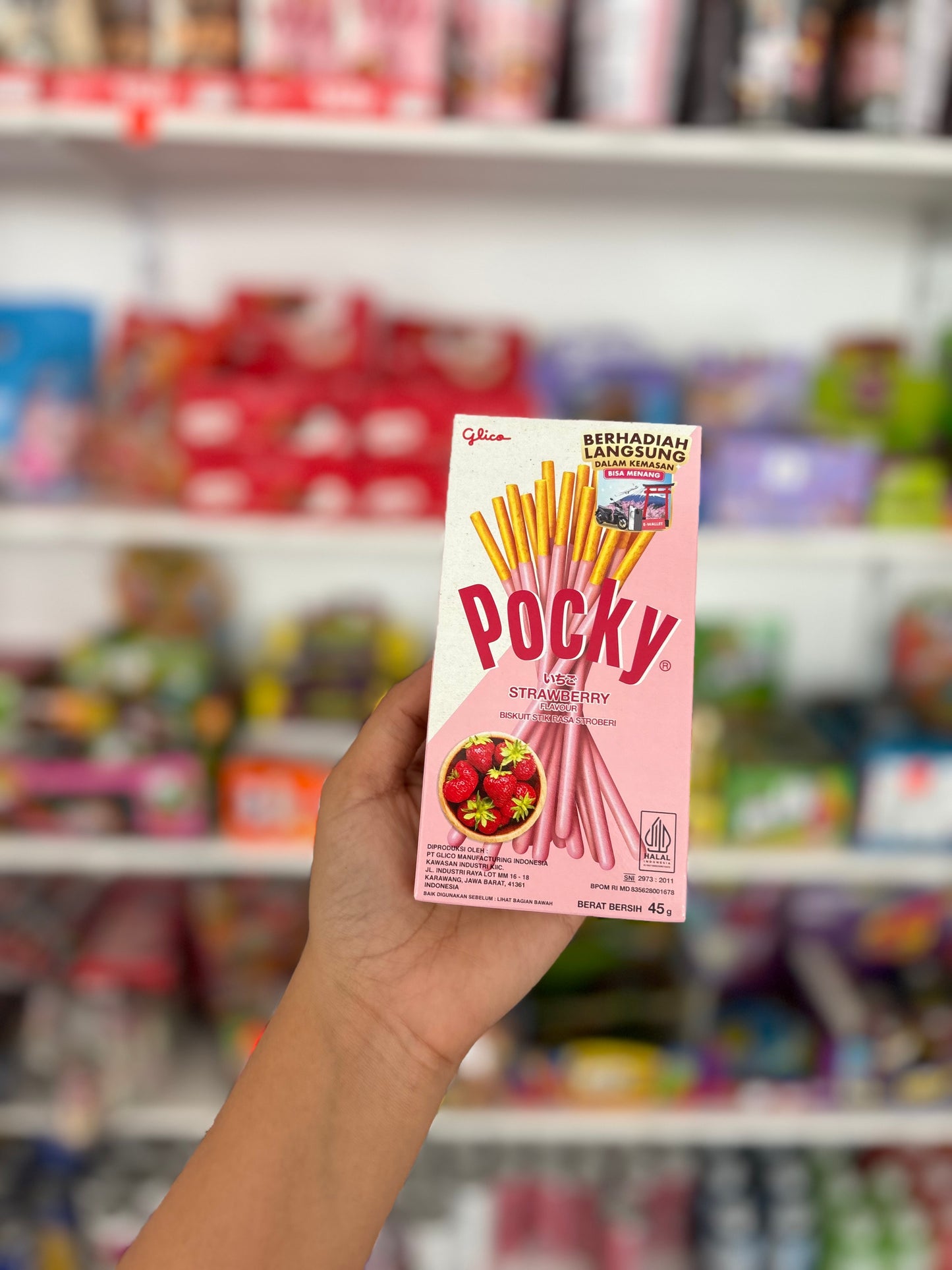 Pocky sticks biscuits fraise halal - Girlzbox