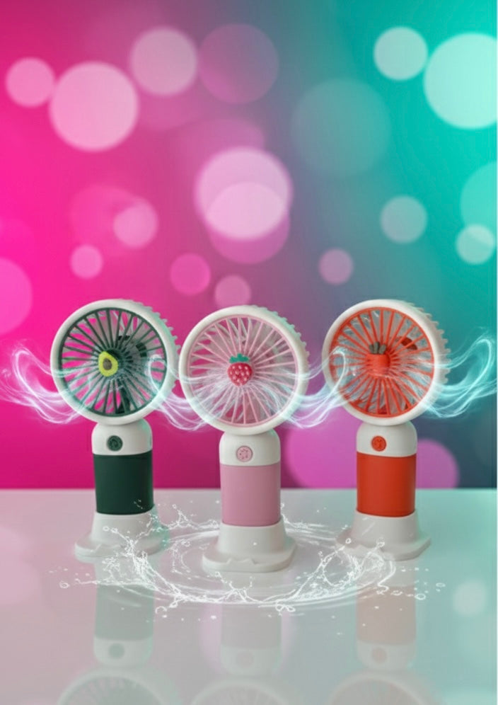 Ventilateur électrique promotion portable rechargeable - Girlzbox