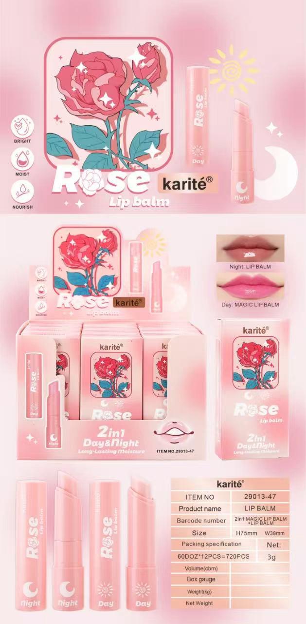 X2 soin à lèvres jour et nuit couleur rose naturel effet lèvres - Girlzbox