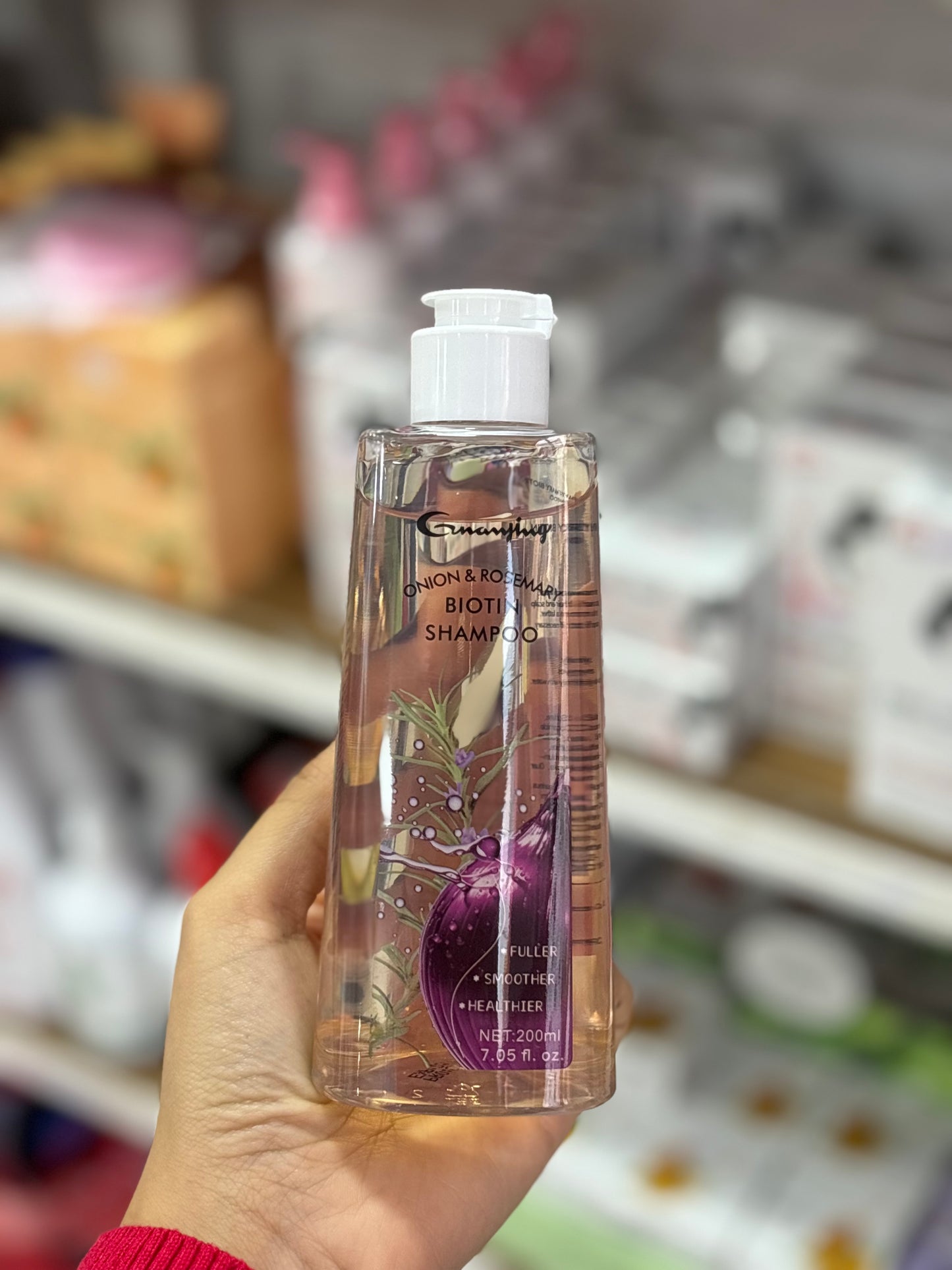 Shampooing à base d’onion et romarin et biotin - Girlzbox
