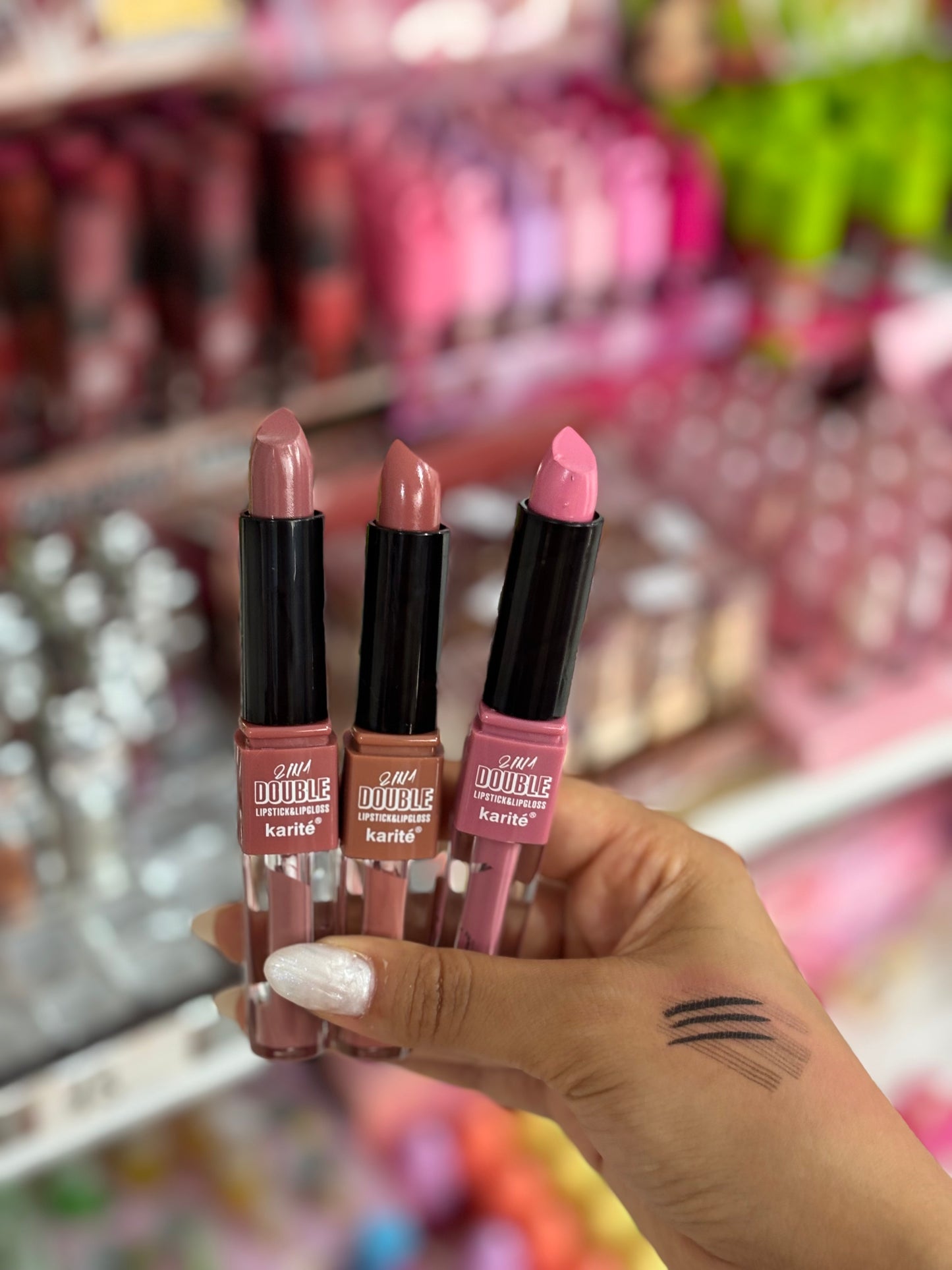 Double rouge à lèvres et Lip gloss matte 1pcs - Girlzbox