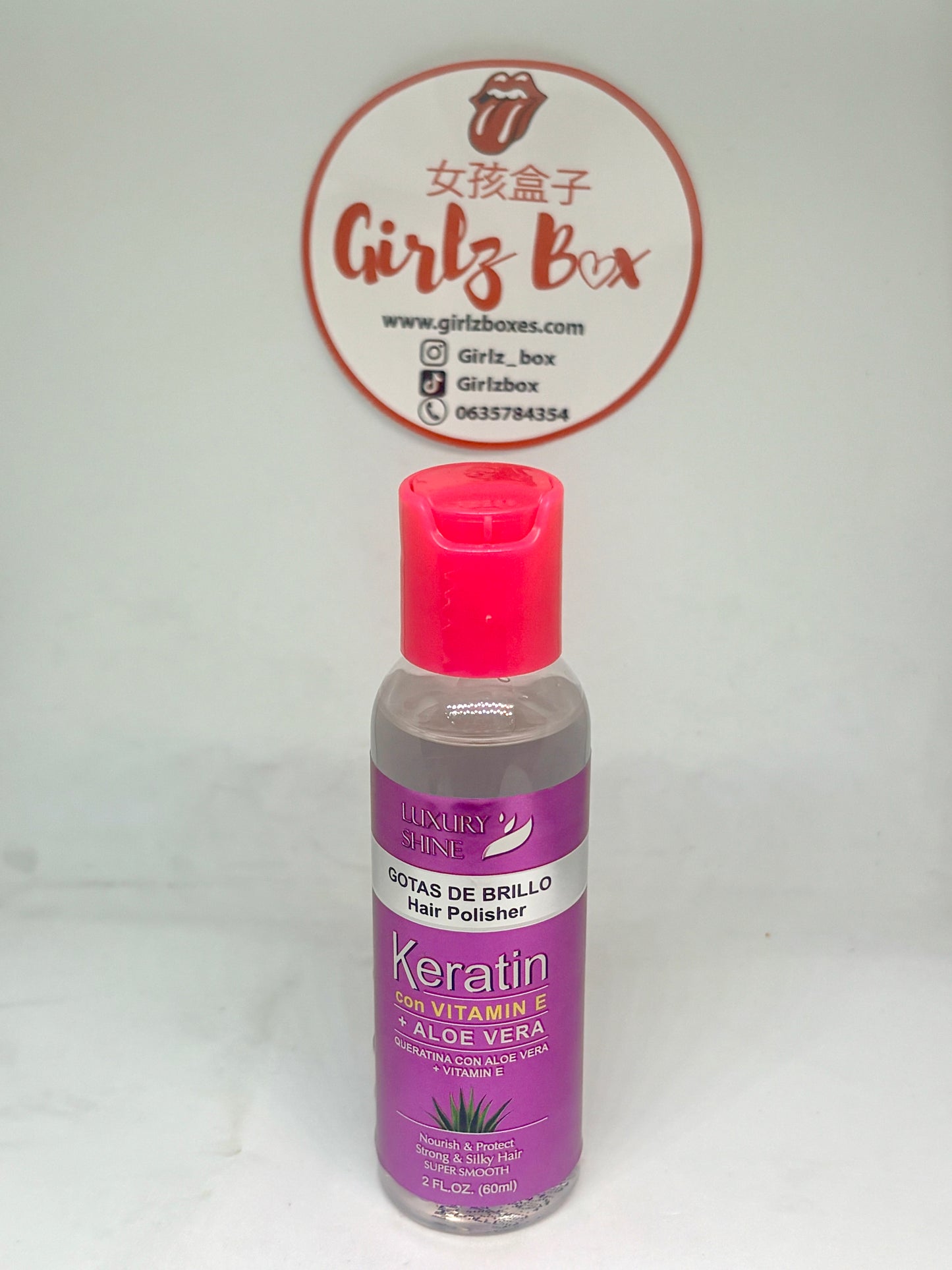 Serum cheveux keratin aloe vera - Girlzbox
