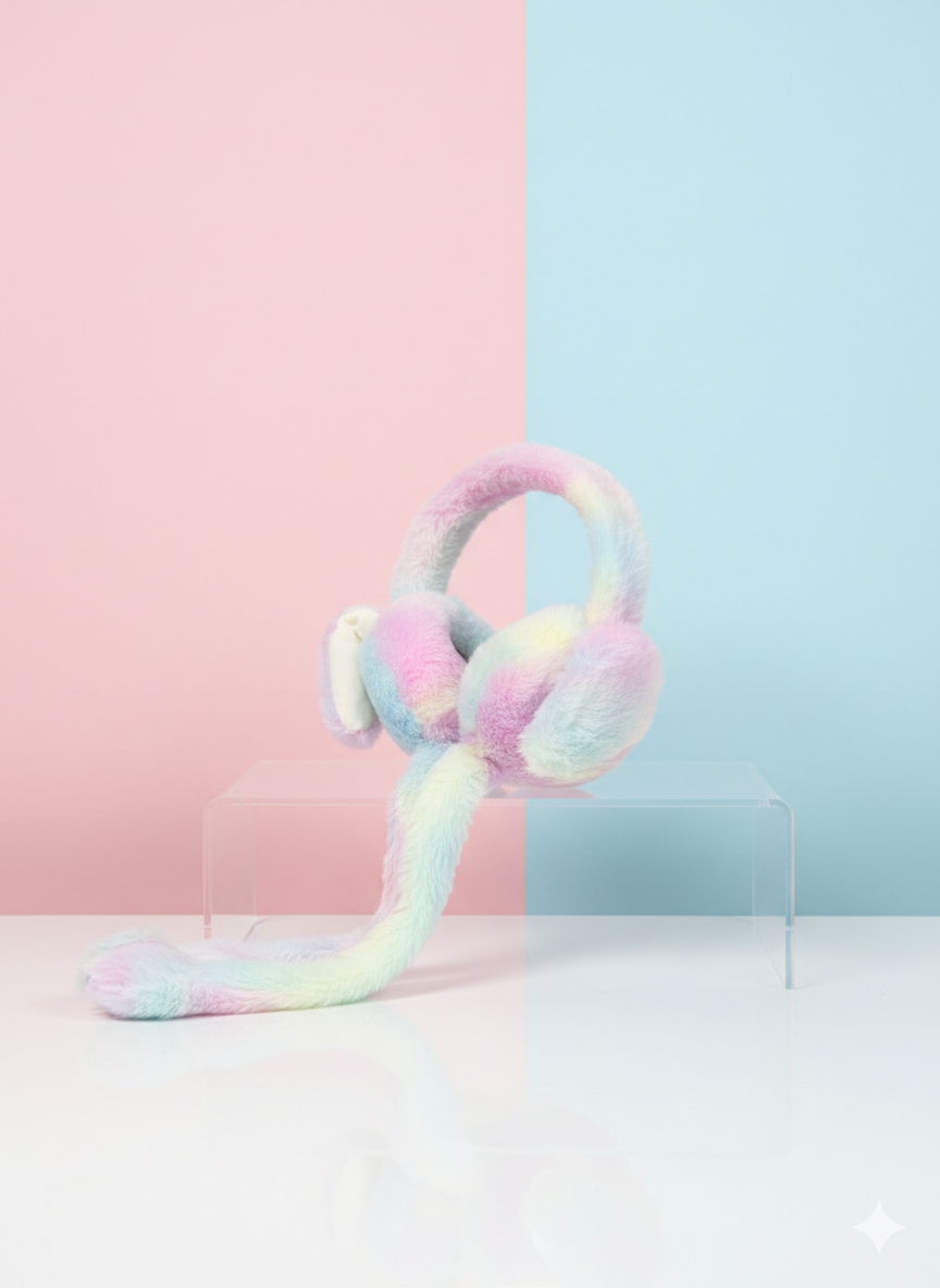 Fun casque pour fille cache oreilles doux - Girlzbox