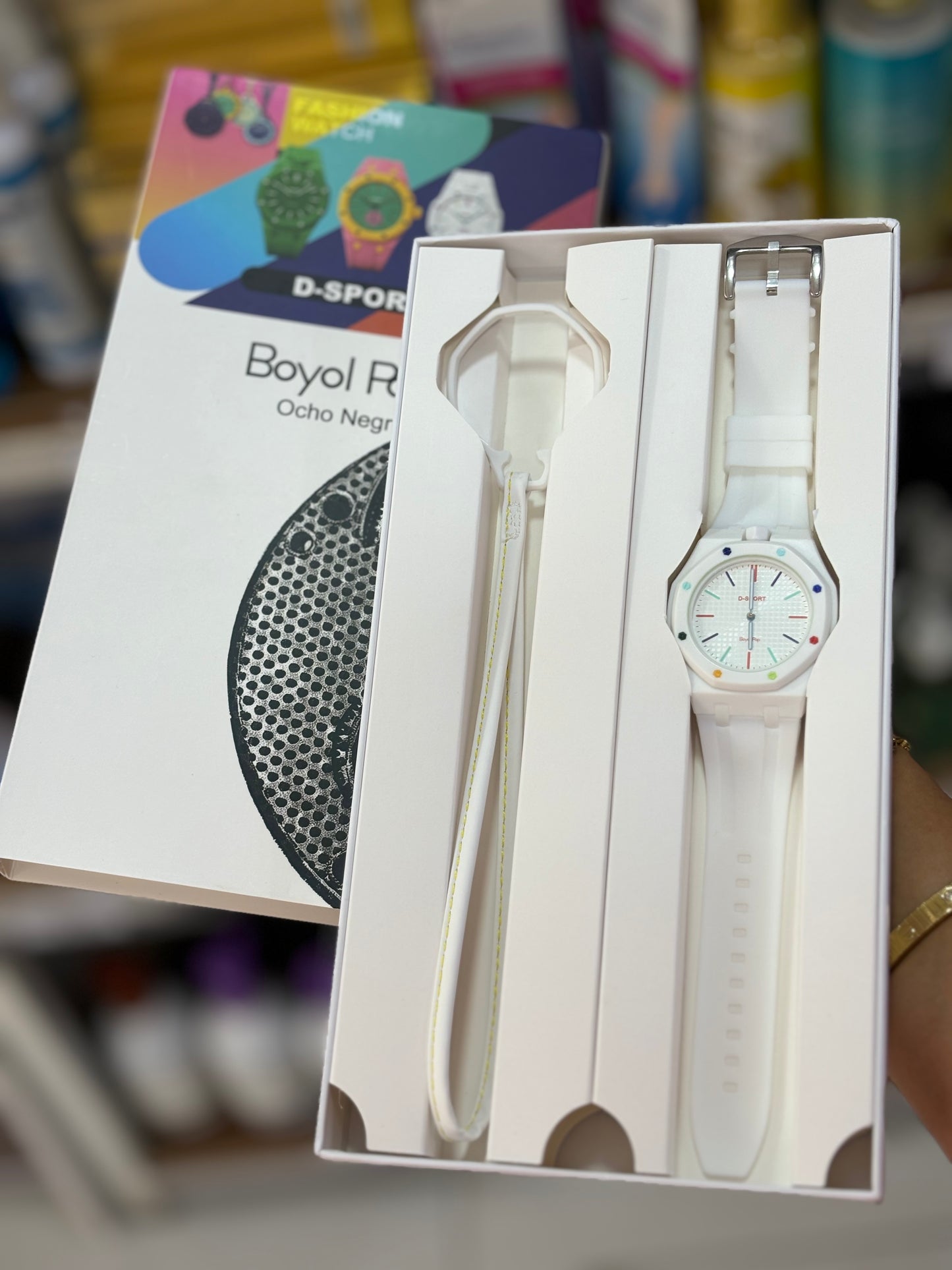 Watch trendy d-sport blanc - Girlzbox