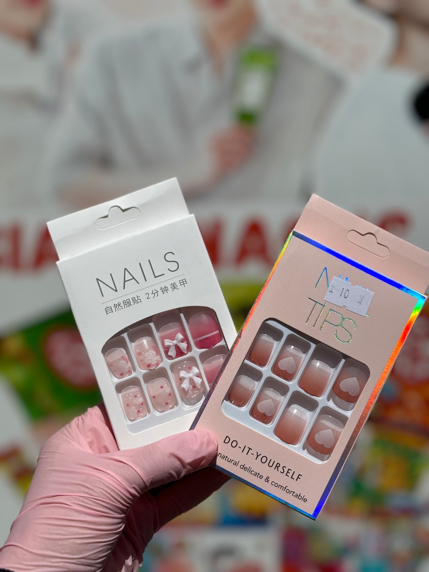 1pcs boite de faux ongles pour les mains - Girlzbox