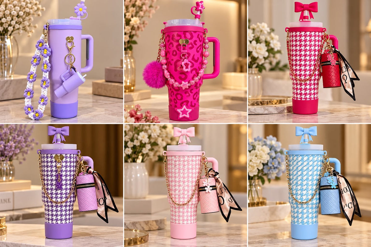 Stanely thermos avec accessoires motif à confirmer par téléphone mug - Girlzbox