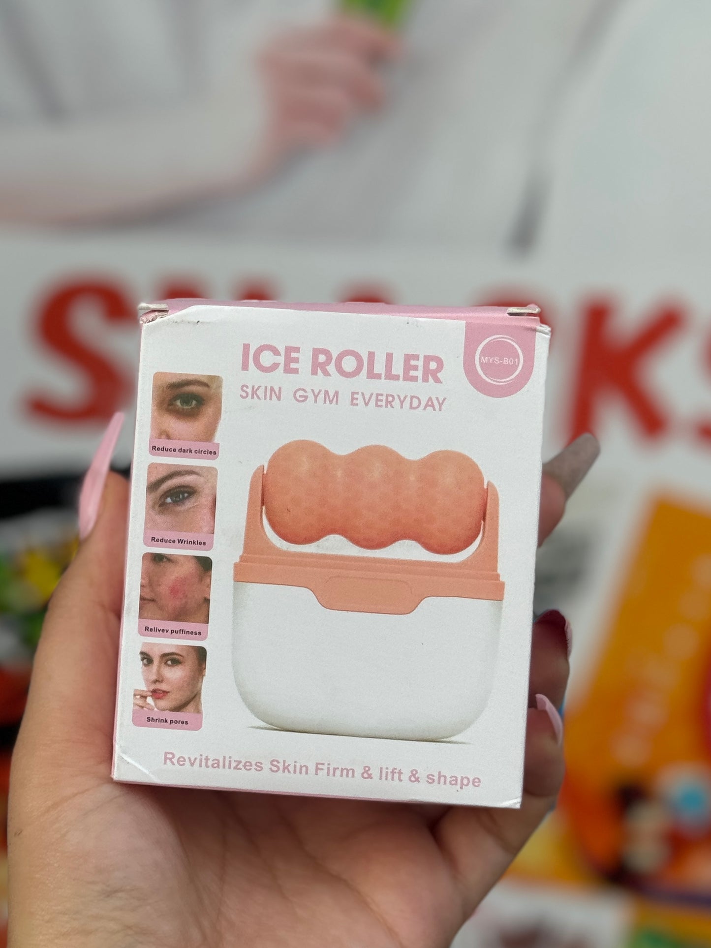 Ice roller pour masser le visageet corps massage faciale - Girlzbox