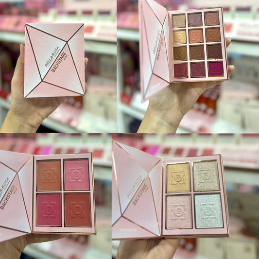 Grande palette très pigmenté et professionnel tout en 1 back stage