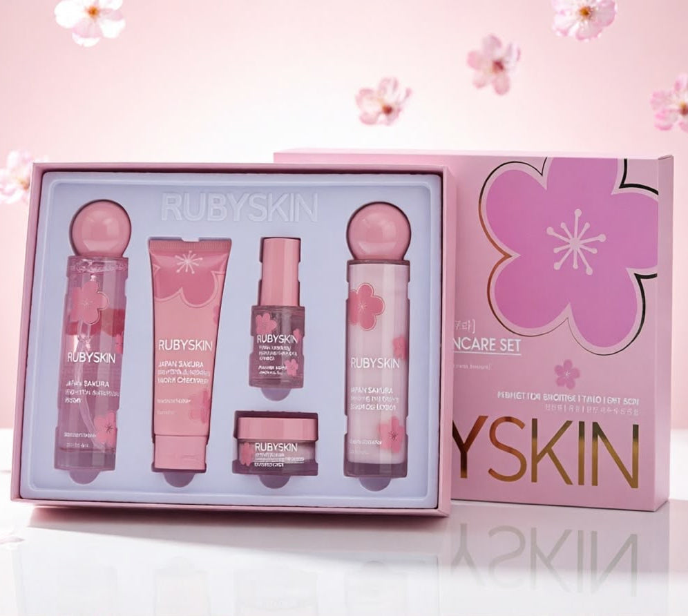 Skin care set hydratation et eclat de la peau japan sakura - Girlzbox
