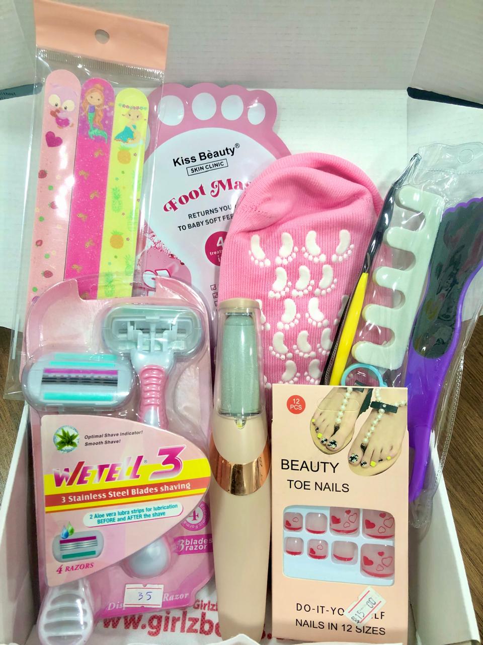 Soin des pieds box - girlzbox