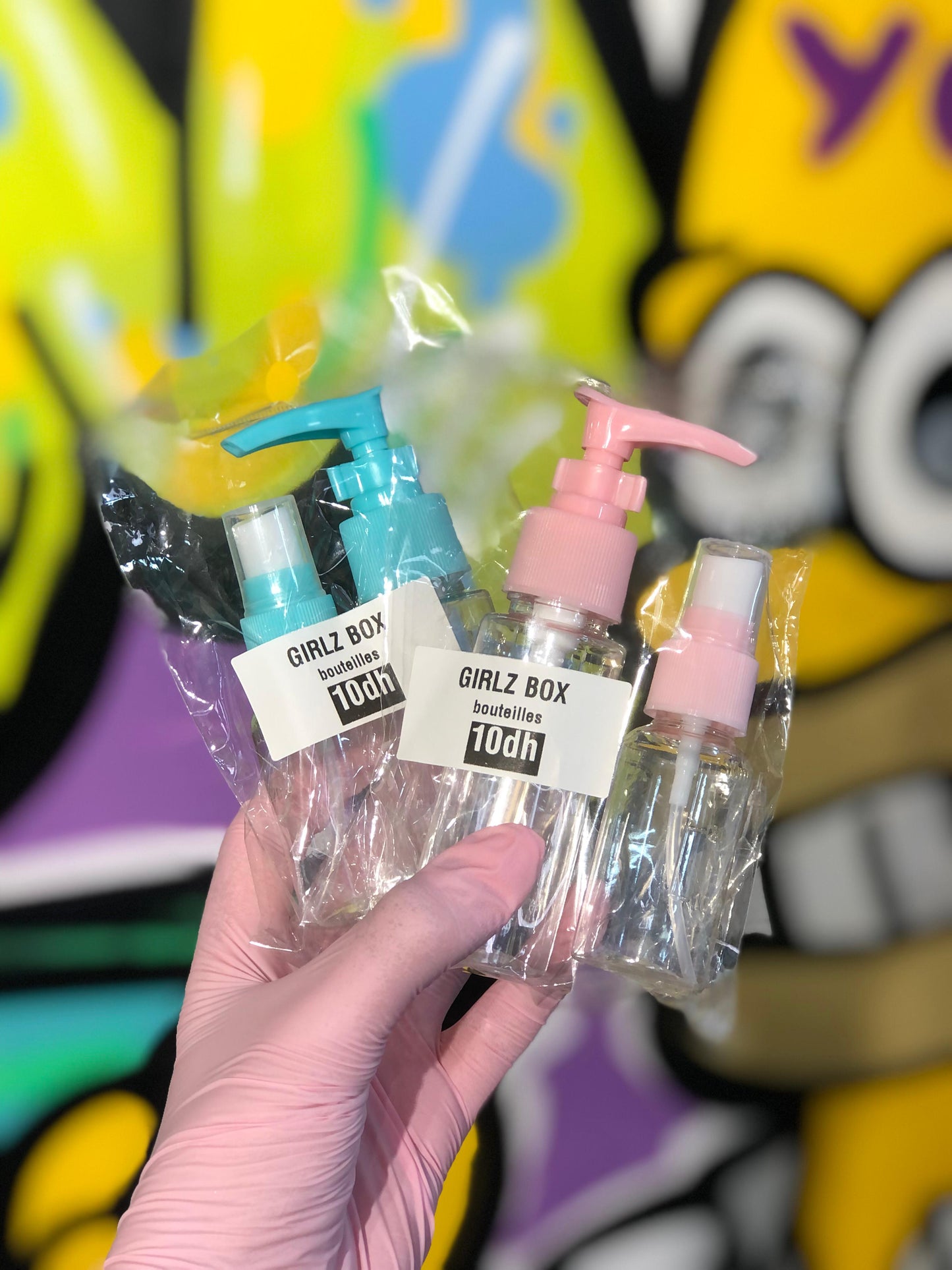 Deux bouteilles vides pour voyage - Girlzbox