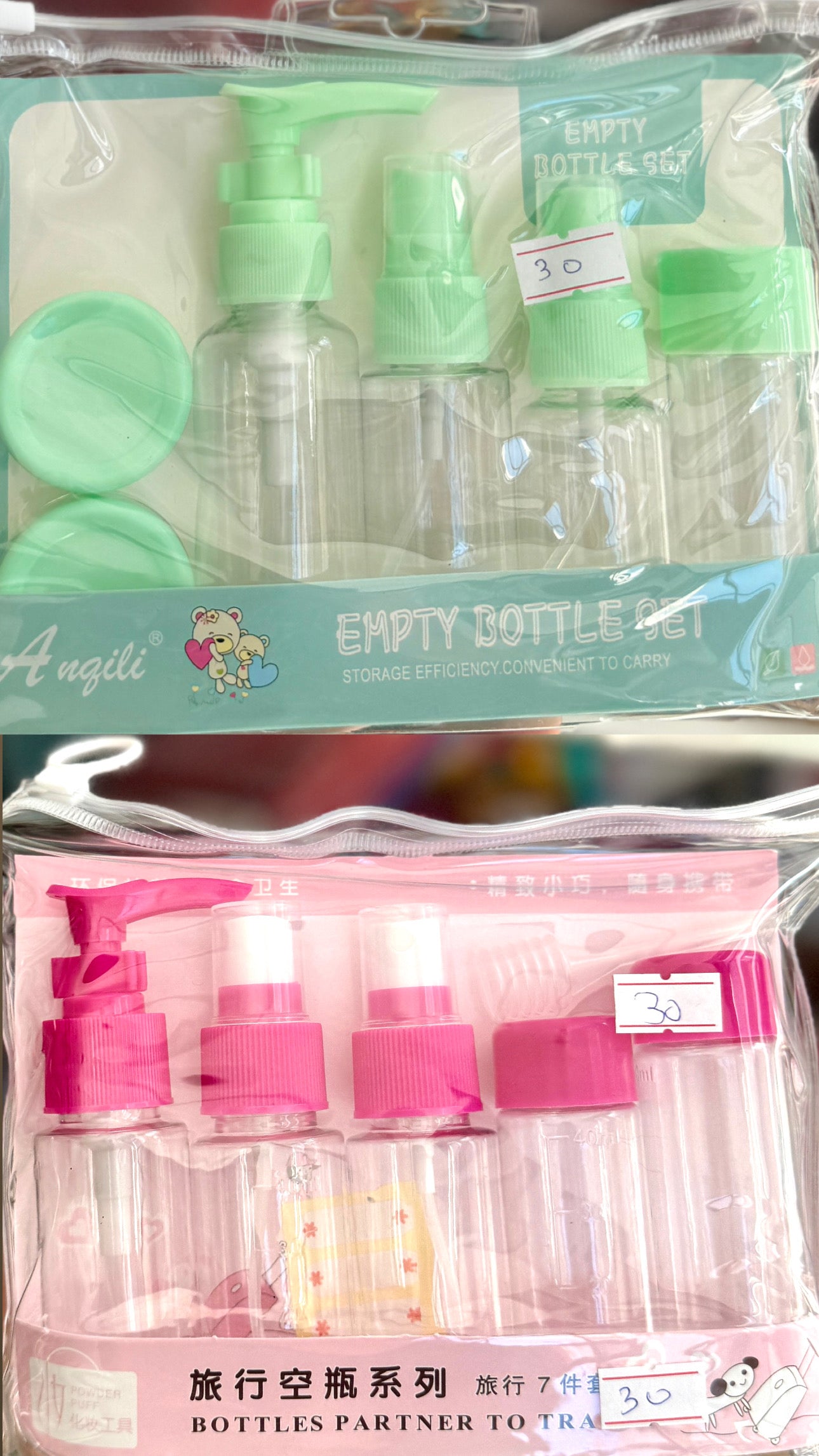 Boite bouteilles vides pour le voyage - Girlzbox