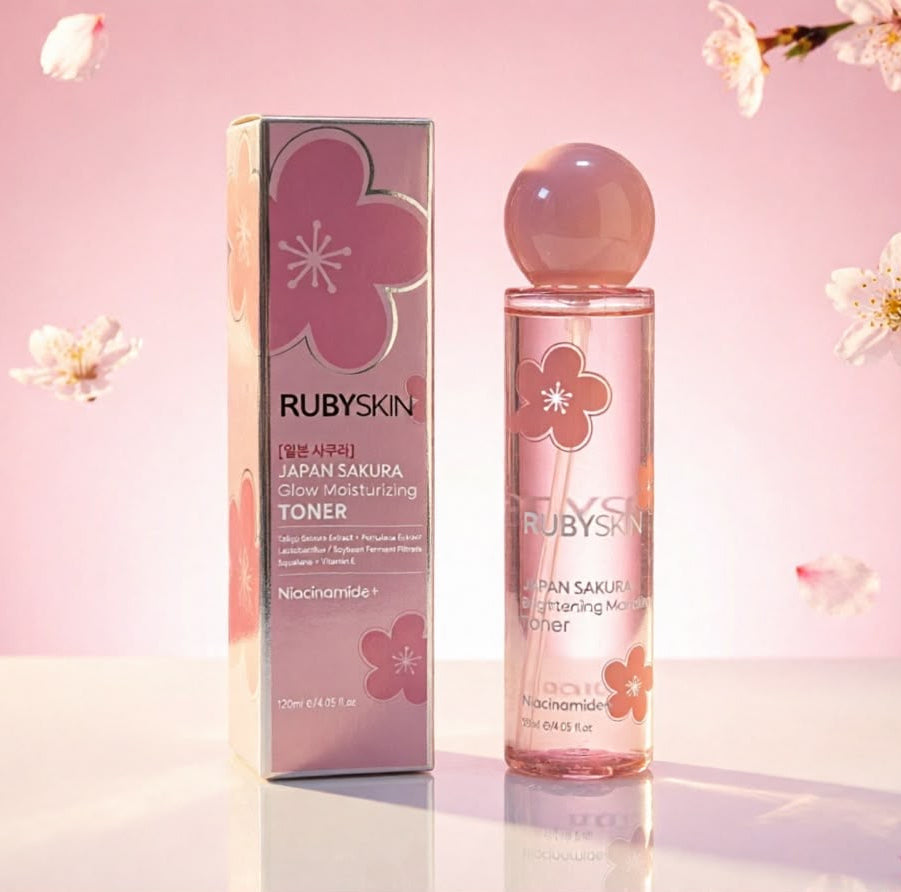 Sakura japan glow moisturizing toner pour le visage Niacinamide - Girlzbox