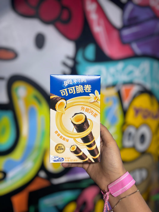Oreo roll asian snacks vanille biscuit - Girlzbox
