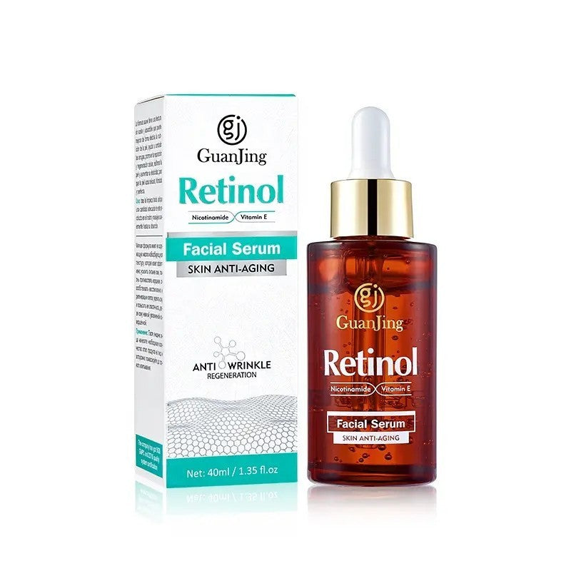 SÉRUM ANTI-ÂGE AU RÉTINOL GUANJING SKIN CARE, ENRICHI EN NIACINAMIDE ET EN VITAMINE E POUR UNE PEAU JEUNE