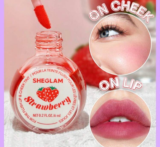 Blush tint lip strawberry and cheeks - Girlzbox
