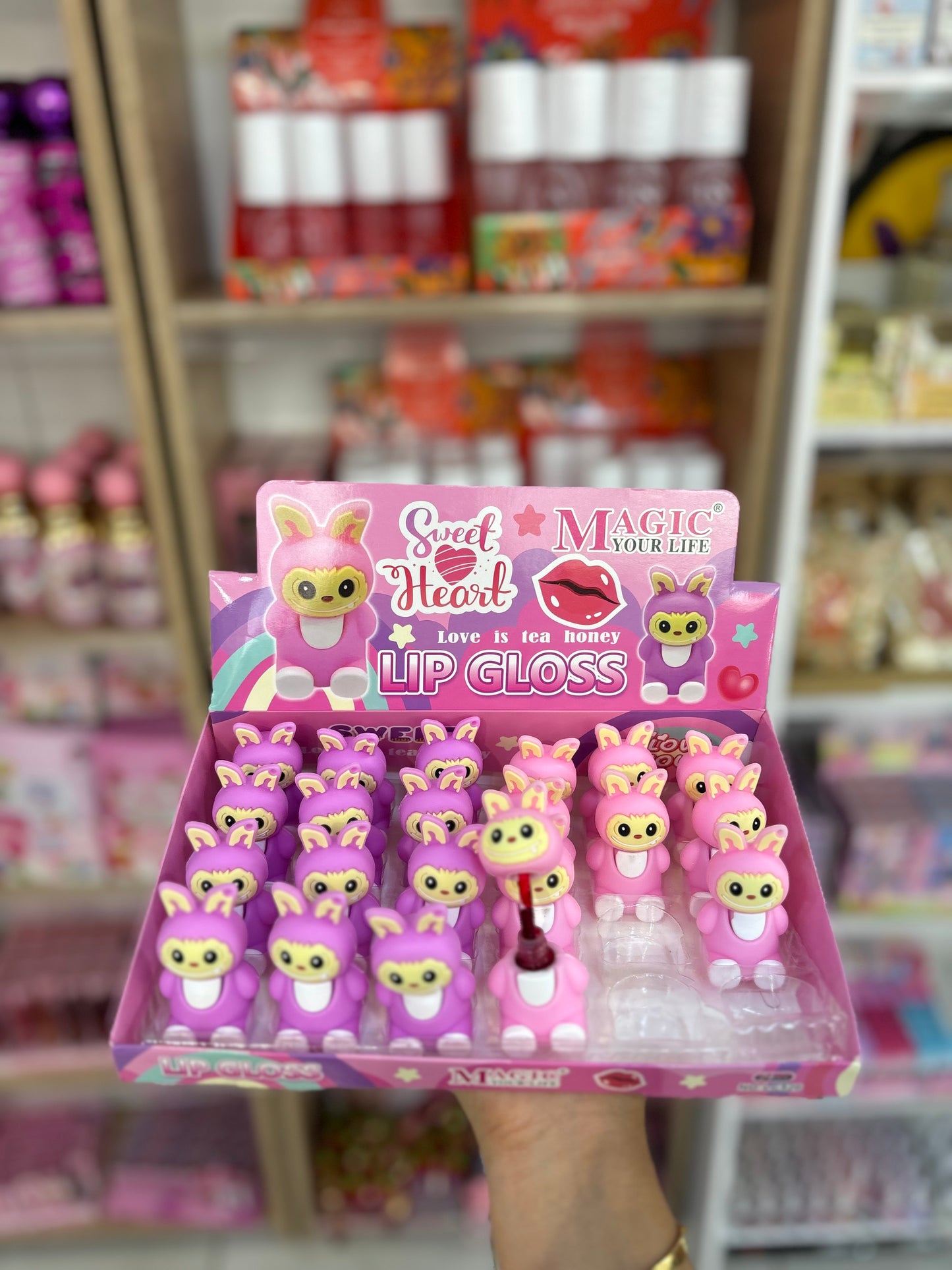 Lip gloss labubu - Girlzbox